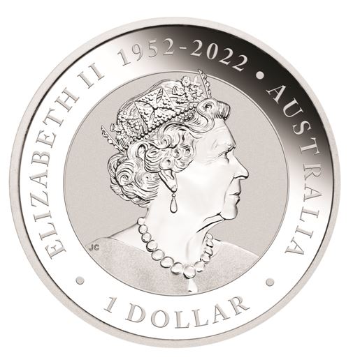 2024 World Money Fair Australian Kookaburra 1oz Silver Coloured Coin