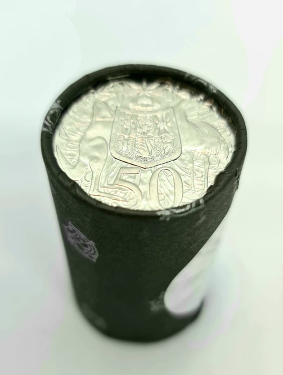 2019 Coat of Arms (IRB) 50c Cotton & Co Coin Roll – Australian