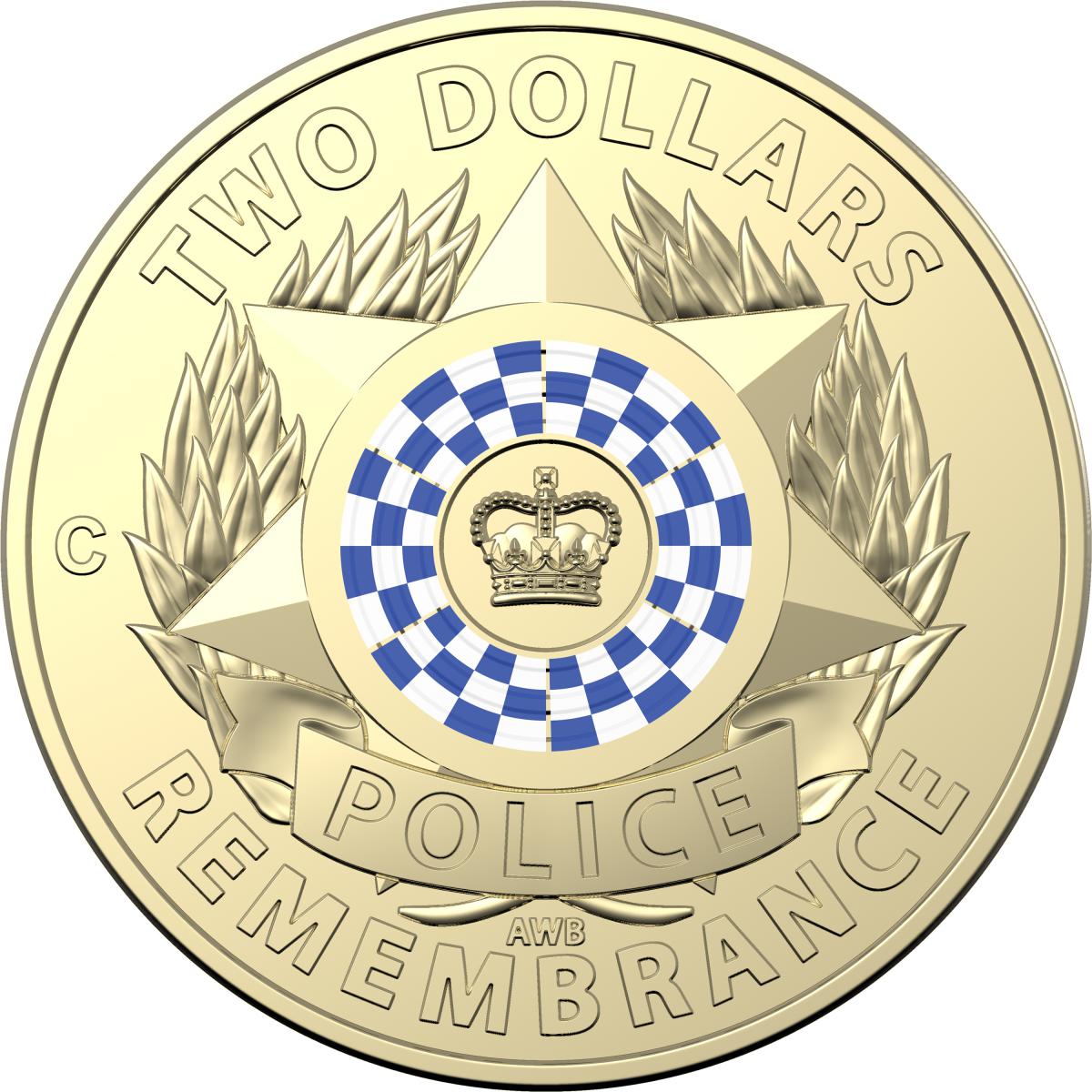 2019 Police Remembrance Two Dollar 'C' Mintmark – Australian