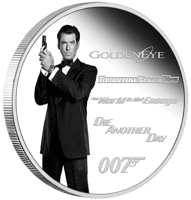 2024 James Bond Legacy Series 4th Issue 1oz Silver Proof Coloured Coin ...