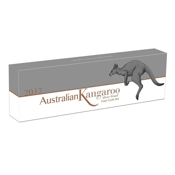 2017 Australian Kangaroo Silver Proof 4-Coin Set