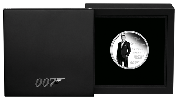 2024 James Bond Legacy Series – 5th Issue 'Daniel Craig' 1oz Silver Proof Coloured Coin