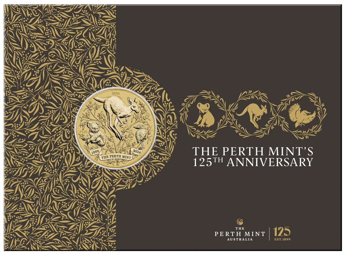 2024 The Perth Mint’s 125th Anniversary 1 Coin in Card Australian