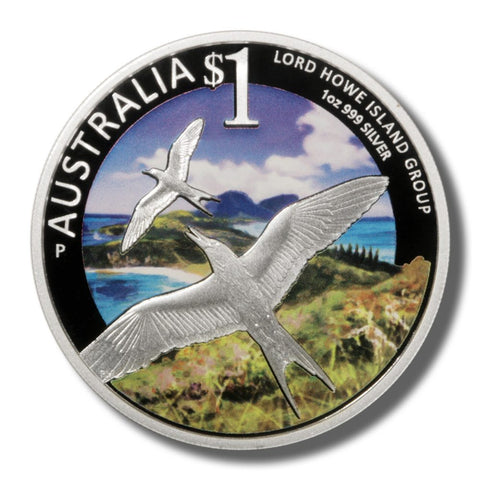 2013 World Heritate Sites 'Lord Howe Island' 1oz Coloured Silver Proof Coin