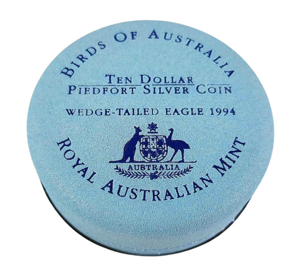 1994 Birds of Australia 'Wedge-Tailed Eagle' $10 Silver Piedfort