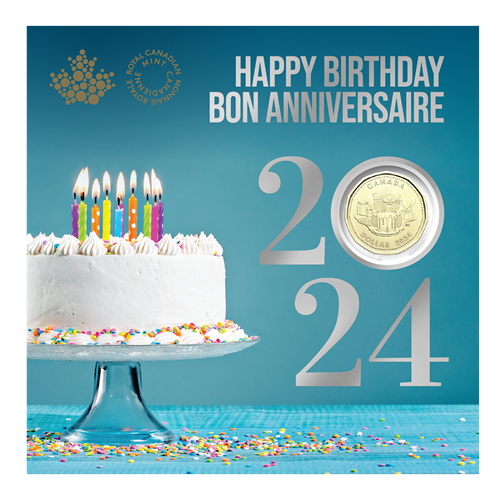 2024 Canadian Mint 'Happy Birthday' 5 Coin Set - Featuring Exclusive ...