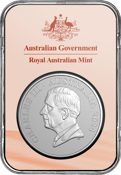 2024 Kangaroo Series $1 1oz Silver Frosted Uncirculated Coin