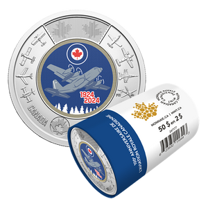 2024 Royal Canadian Airforce 100th Anniversary $2 Colourised Special Wrap Roll