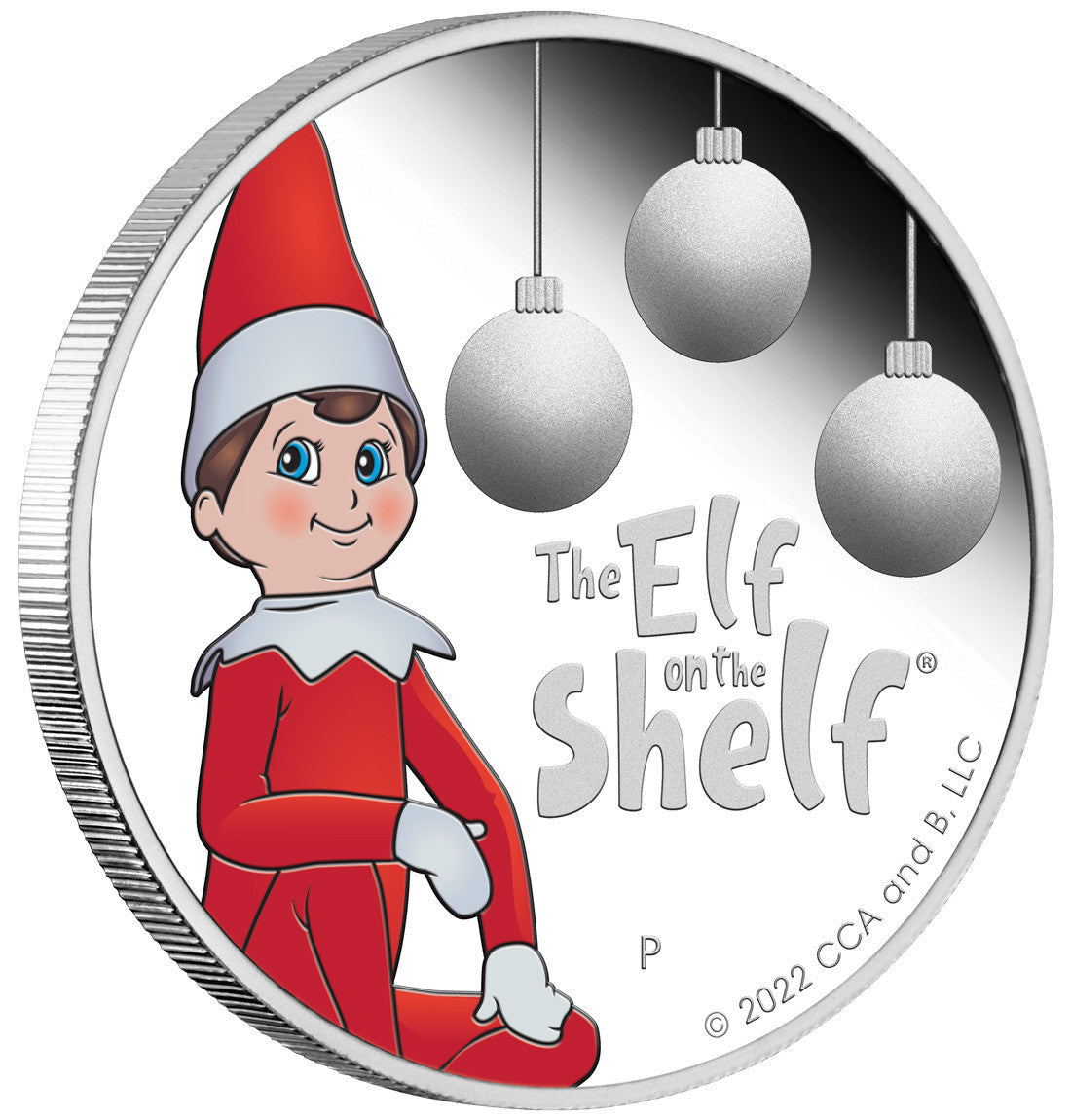 2022 The Elf on a Shelf 1/2oz Silver Proof Coloured Coin