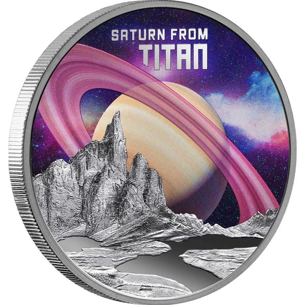 2025 Saturn from Titan 1oz Silver Proof Coin