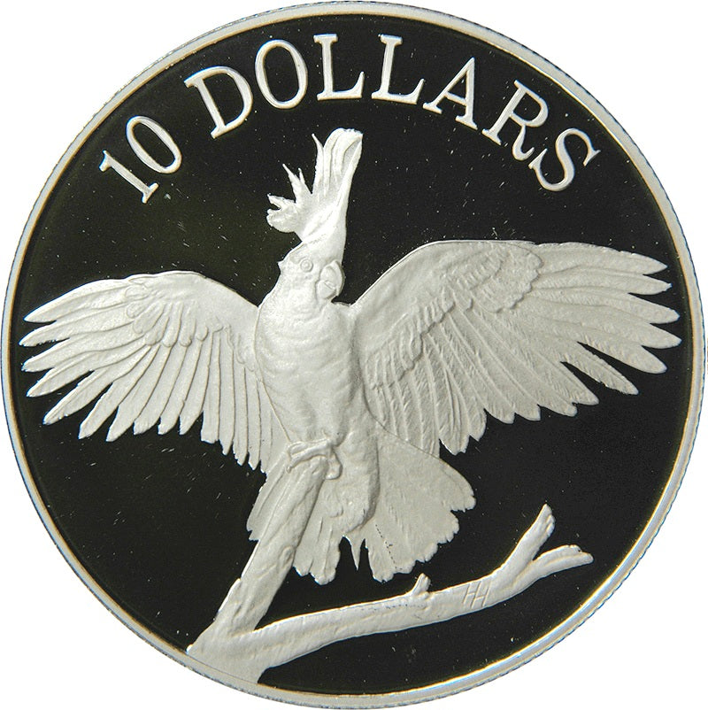 1990 Birds of Australia 'Cockatoo' $10 Silver Proof – Australian ...