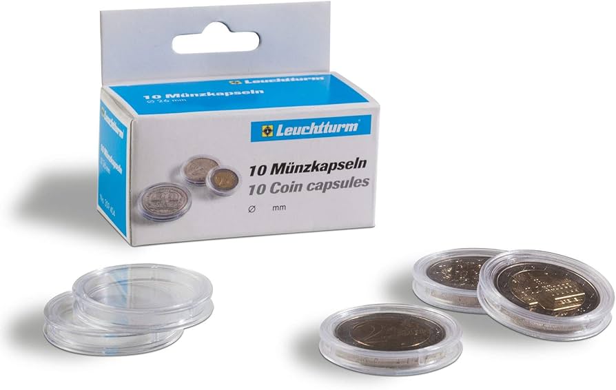 Lighthouse Coin Capsules 46mm (pack of 10)