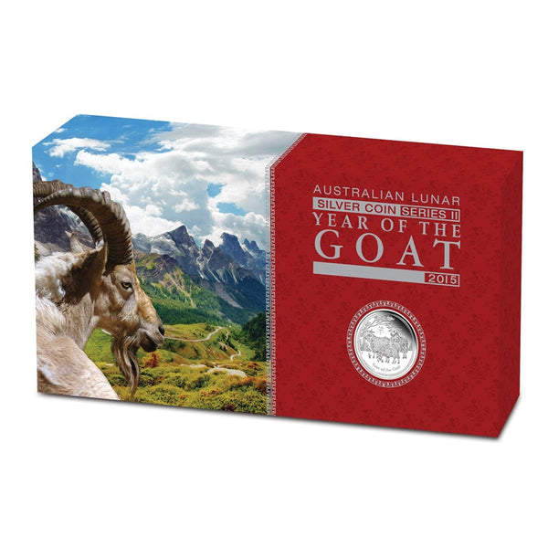 2015 Australian Lunar Series II 'Year of the Goat' Silver Proof Three-Coin Set