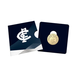 2024 AFL 'Carlton Blues' $1 Coin in Card