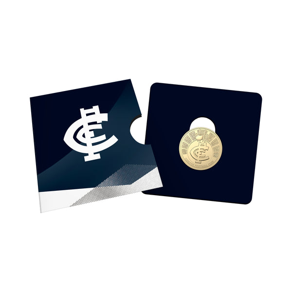 2024 AFL 'Carlton Blues' $1 Coin in Card