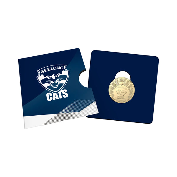 2024 AFL 'Geelong Cats' $1 Coin in Card