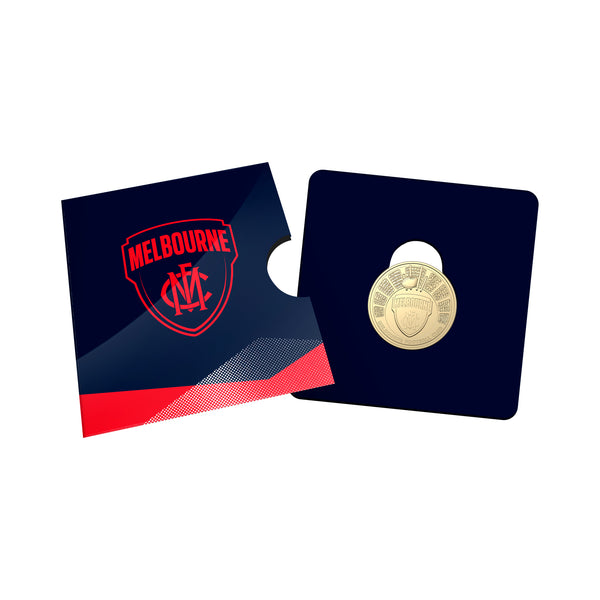 2024 AFL 'Melbourne Demons' $1 Coin in Card