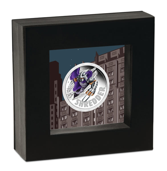 2024 Teenage Mutant Ninja Turtles 'Shredder' 1oz Coloured Silver Proof Coin