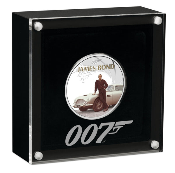 2024 Mr Bond Sean Connery 'DB5 Aston Martin' 1oz Silver Proof Coin