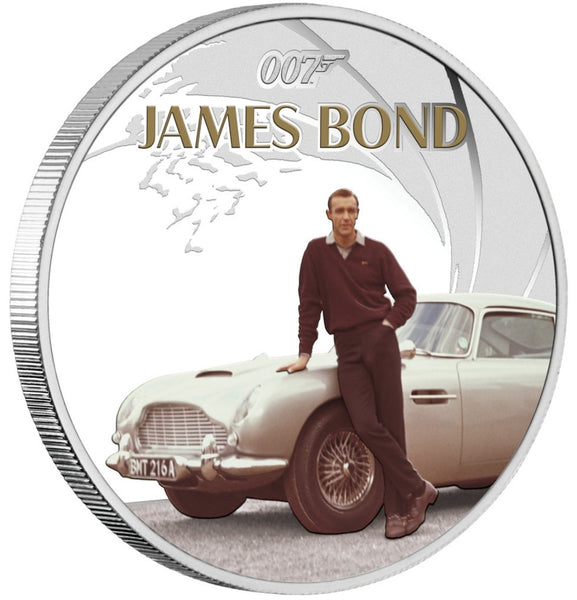 2024 Mr Bond Sean Connery 'DB5 Aston Martin' 1oz Silver Proof Coin