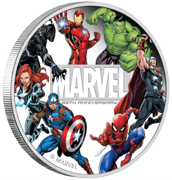 2024 Marvel 85th Anniversary 1/2oz Silver Proof Coloured Coin