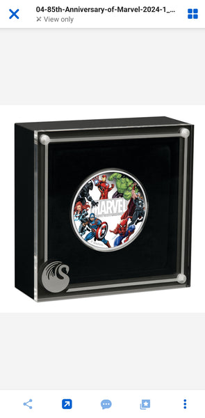 2024 Marvel 85th Anniversary 1/2oz Silver Proof Coloured Coin