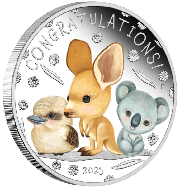 2025 Newborn 1/2oz Silver Proof Coloured Coin