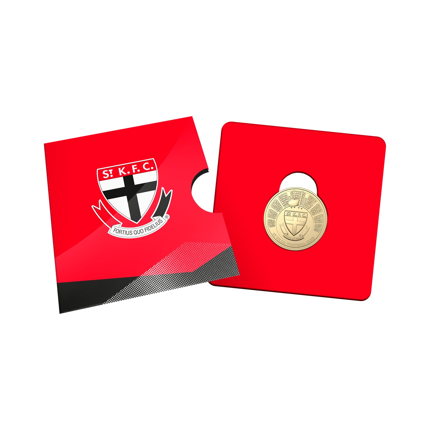 2024 AFL 'St Kilda Saints' $1 Coin in Card