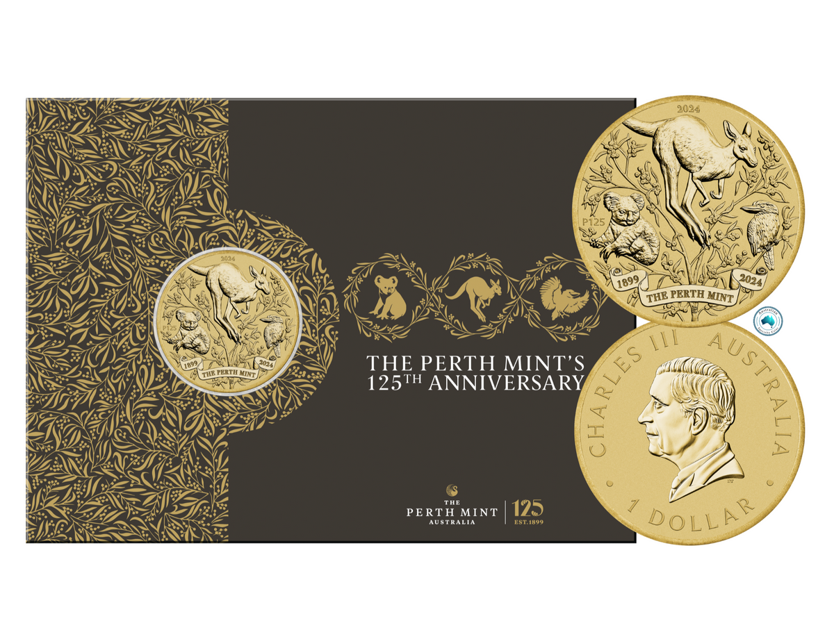 2024 The Perth Mint’s 125th Anniversary $1 Coin in Card – Australian ...