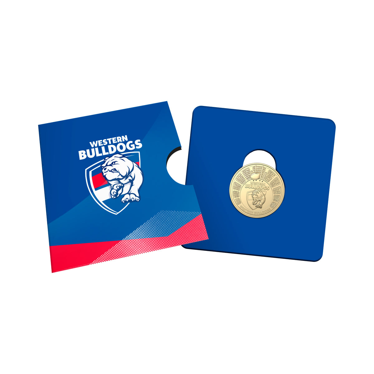 2024 AFL 'Western Bulldogs' $1 Coin in Card – Australian Specialty Coins