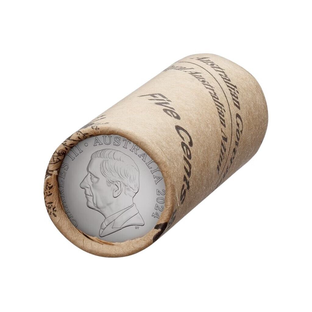 2024 King Charles 5c Royal Australian Mint Roll - Non-Premium