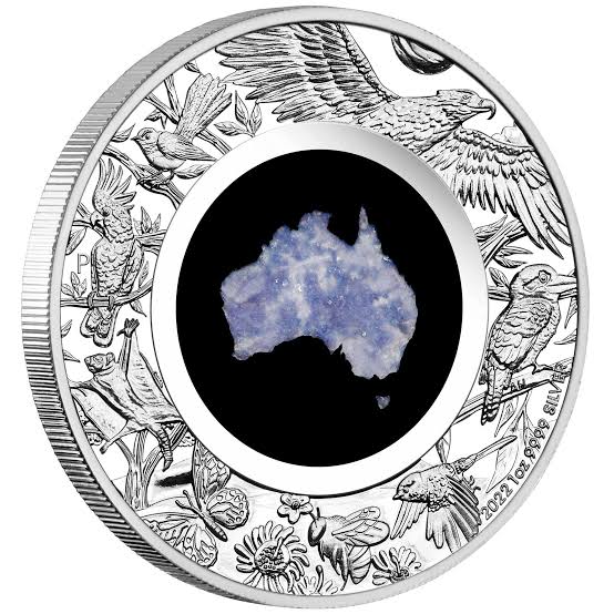 2022-P Grrat Southern Land 'Lepidolite' 1oz Silver Proof Coin PR69DCAM