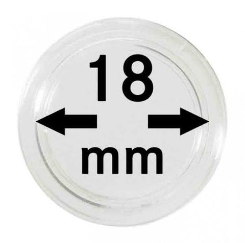 Acrylic Coin Capsule 18mm – Suitable for Australian 1/10oz Lunar Series II Gold Coin