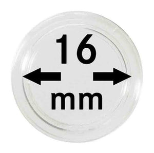 Acrylic Coin Capsule 16mm – Suitable for Australian 1/10oz Lunar S3 and Standard Gold Coin