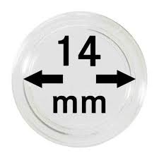 Acrylic Coin Capsule 14mm – Suitable for Australian 1/20oz Lunar S2 Gold Coin