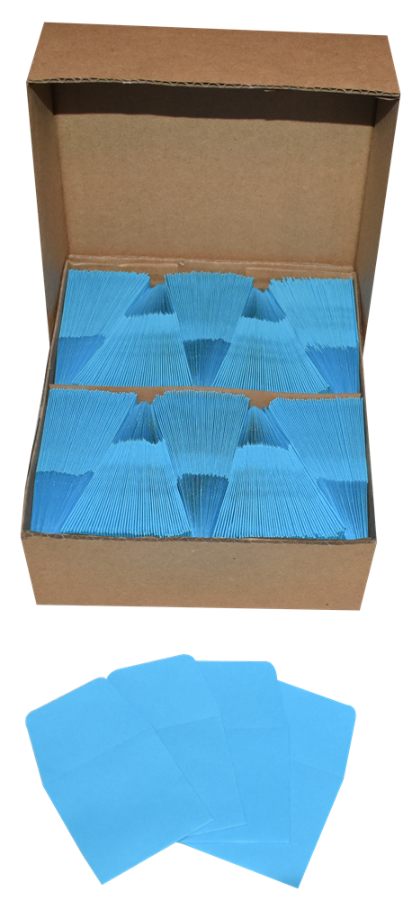 Guardhouse 2x2 Paper Envelopes, Blue - Box of 500