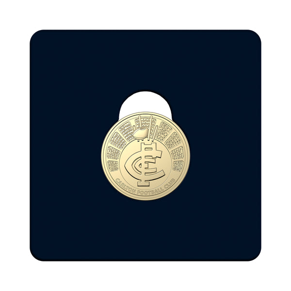 2024 AFL 'Carlton Blues' $1 Coin in Card