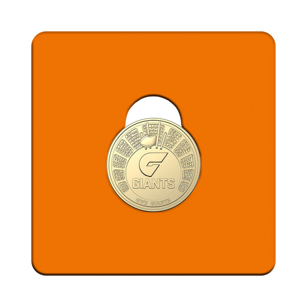 2024 AFL 'GWS Giants' $1 Coin in Card