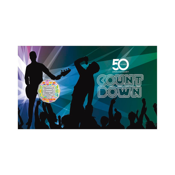 50 Years of Countdown 2024 PNC with Coloured 50c Coin