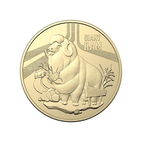 Aussie Big Things $1 Giant Ram Coin