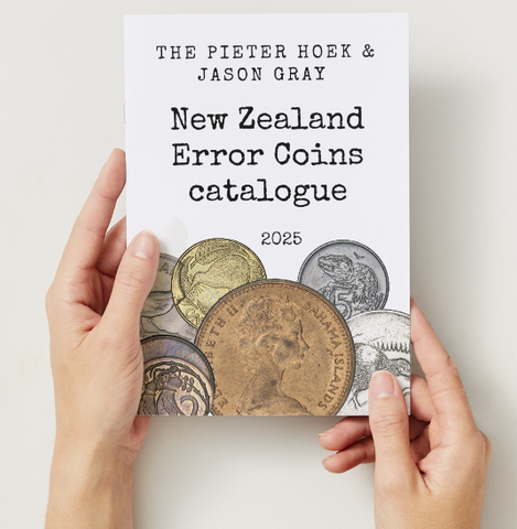 2025 New Zealand Error Coins Catalogue by Pieter Hoek & Jason Gray