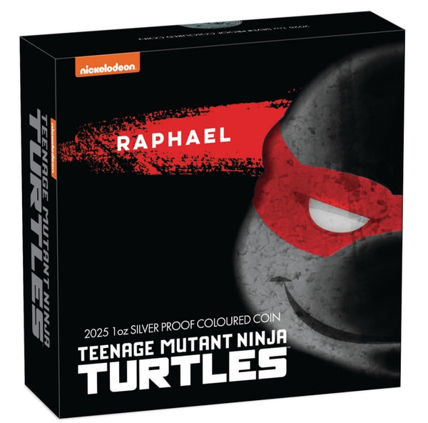 2025 Teenage Mutant Ninja Turtles 'Raphael' 1oz Coloured Silver Proof Coin