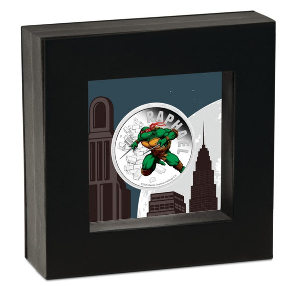 2025 Teenage Mutant Ninja Turtles 'Raphael' 1oz Coloured Silver Proof Coin