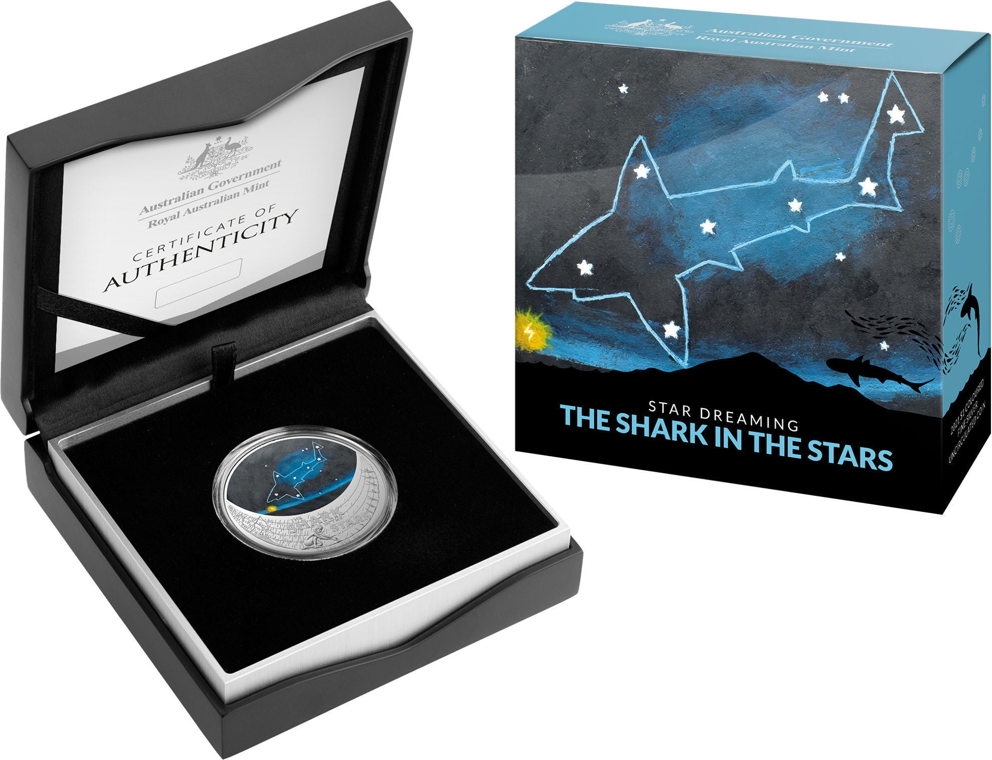 2021 Star Dreaming - The Shark in the Stars 1/2oz Silver UNC