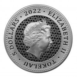 2022 Bull & Bear 1oz Silver Bullion Coin Tokelau