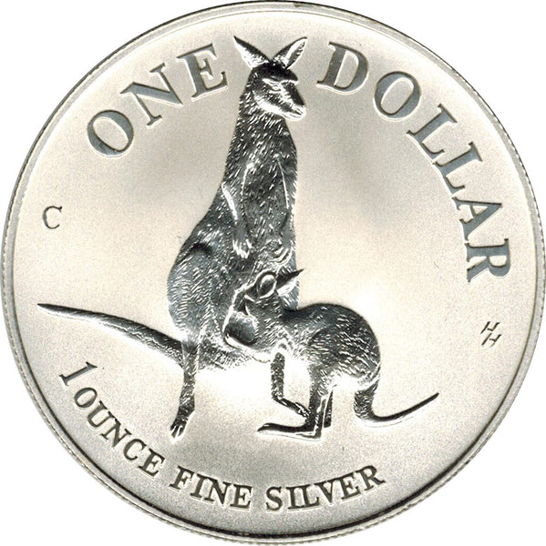 1996 Kangaroo 1oz Silver $1 Carded