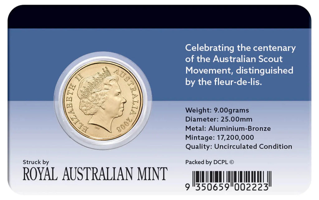 2008 Centenary of Scouting Al-Br Coin Pack – Australian Specialty