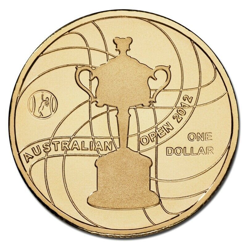 2012 Australian Open Women's $1 Carded Coin – Australian Specialty Coins