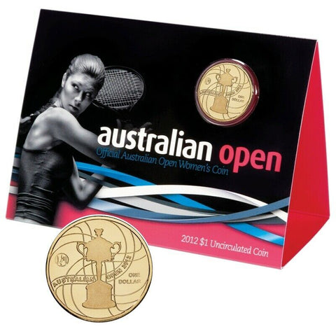 2012 Australian Open Women's $1 Carded Coin