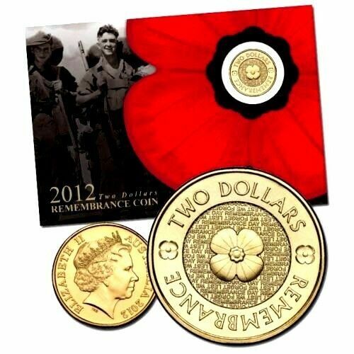 2012 Remembrance Day $2 Gold Poppy Card